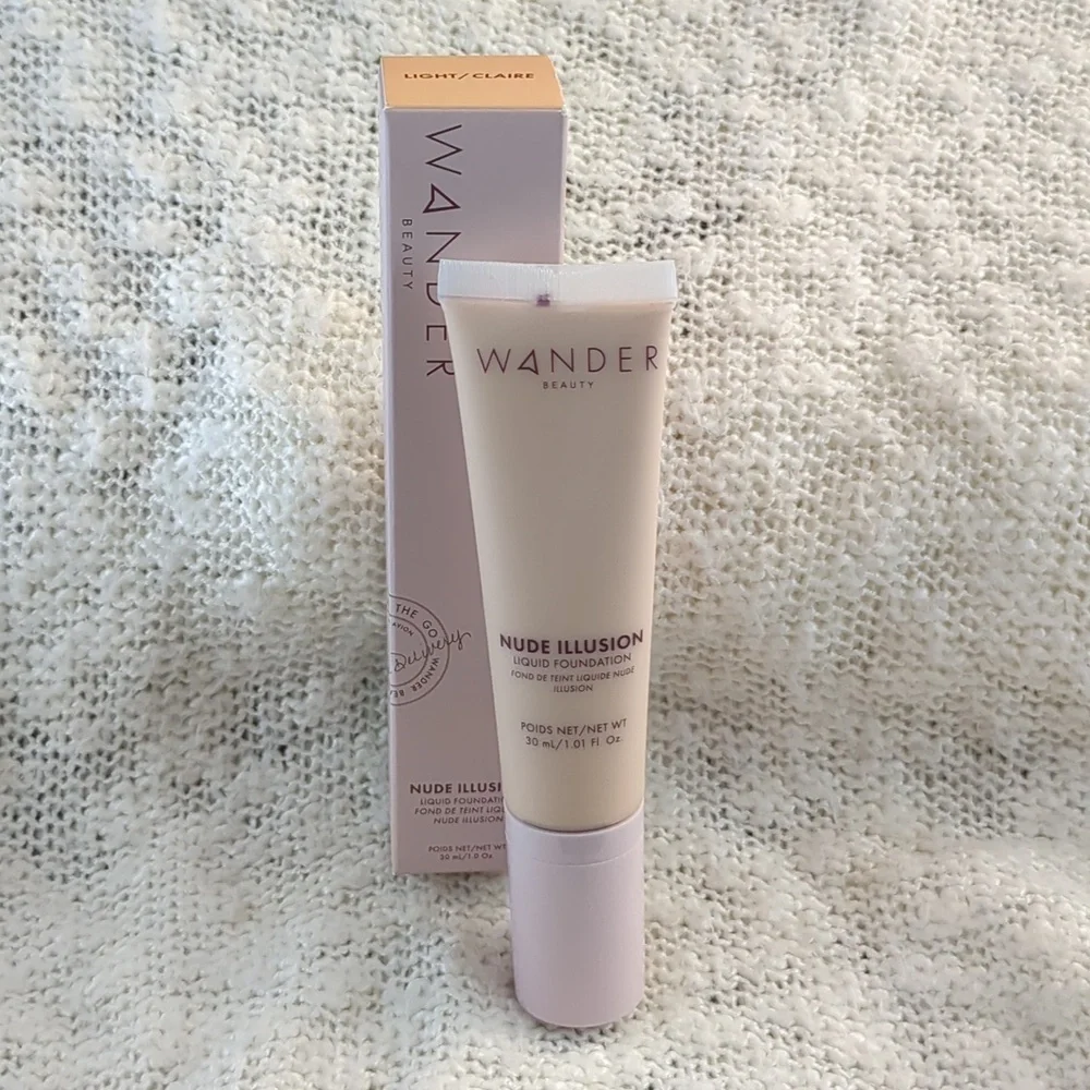 Wander Beauty Nude Illusion Liquid Foundation in Light, 30ml/1.01fl oz
